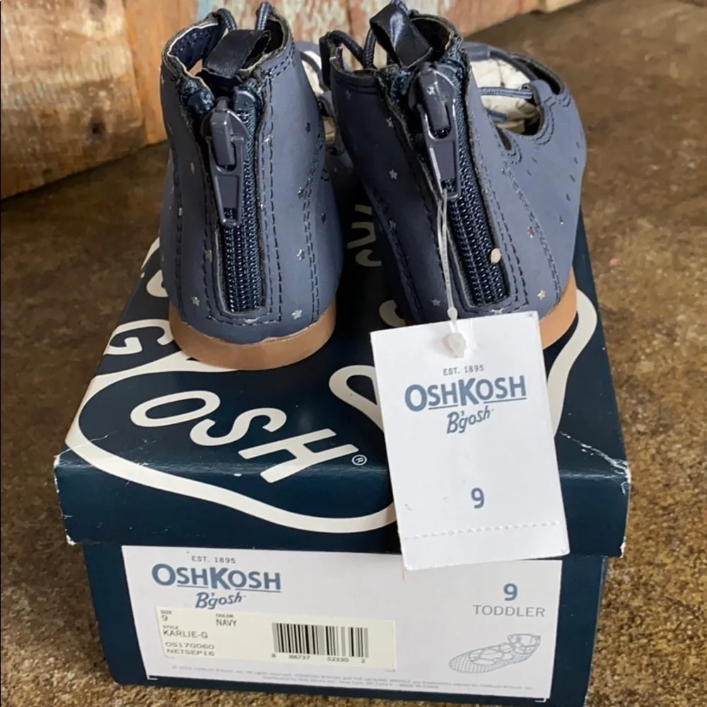 Girls OshKosh Karlie Navy Dress Shoes
